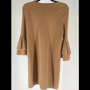 Chic Bell Sleeve Knit Anthropologie Dress - Perfect for Any Occasion